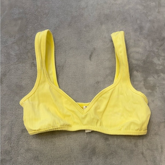 New! For Love & Lemons Yellow Gemma Lounge Bra 10078 - Picture 3 of 7